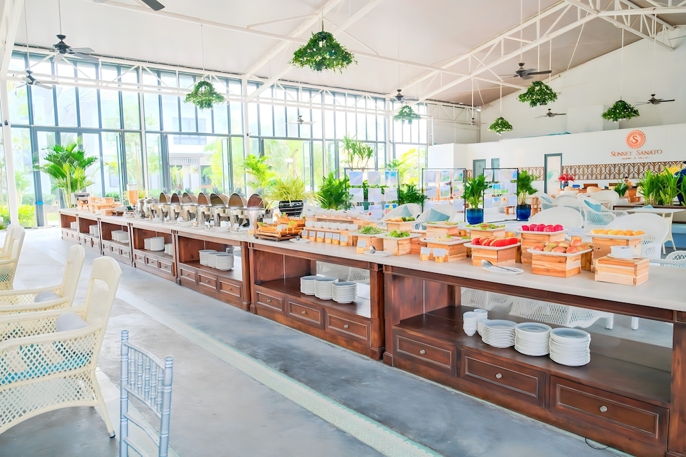 뷔페 아침 식사