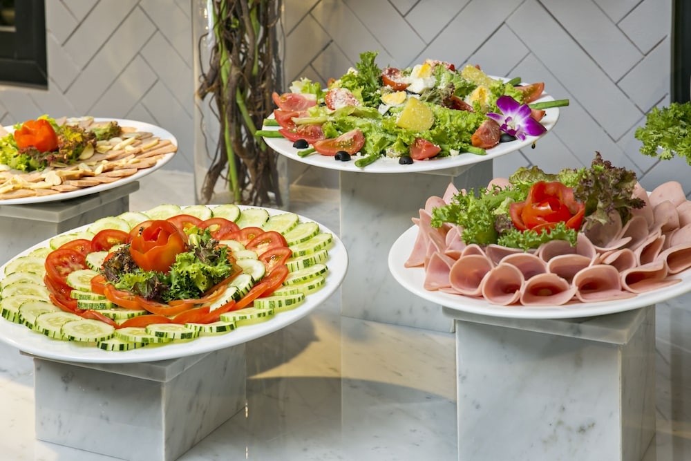 뷔페 아침 식사