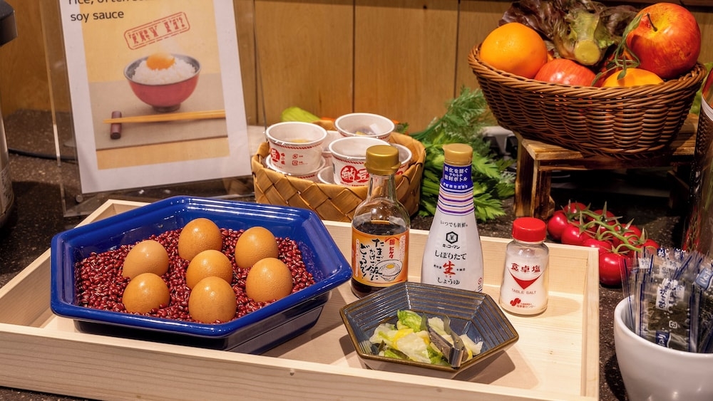 뷔페 아침 식사