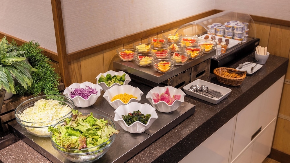 뷔페 아침 식사