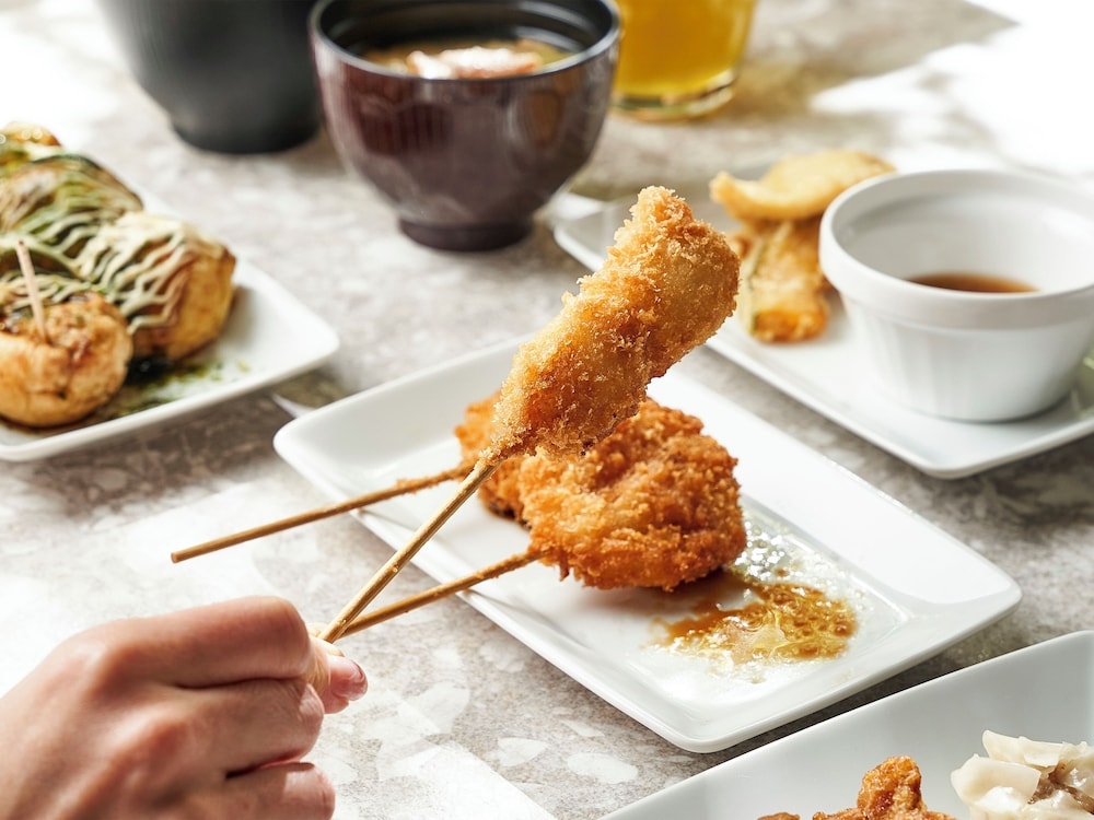 뷔페 아침 식사