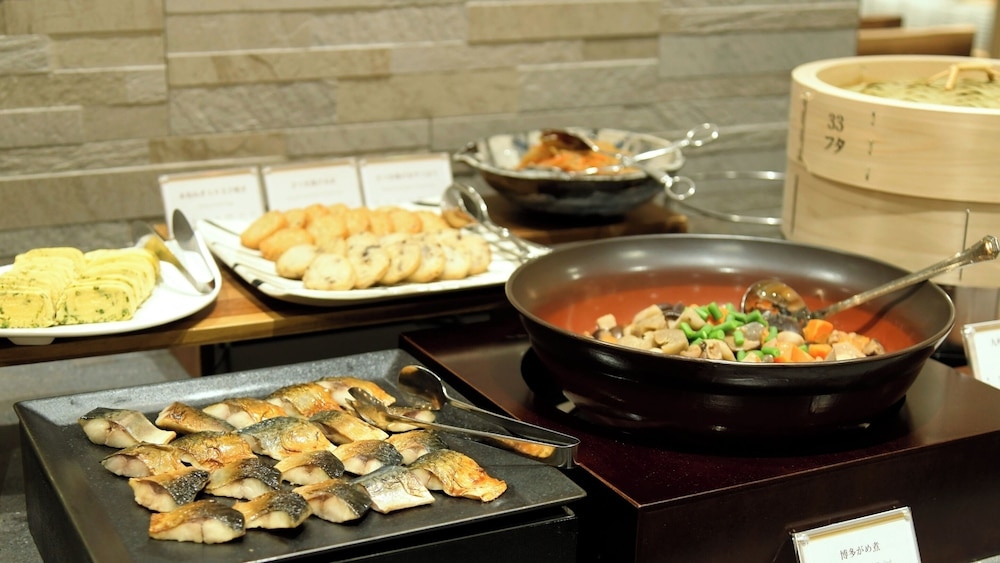 뷔페 아침 식사