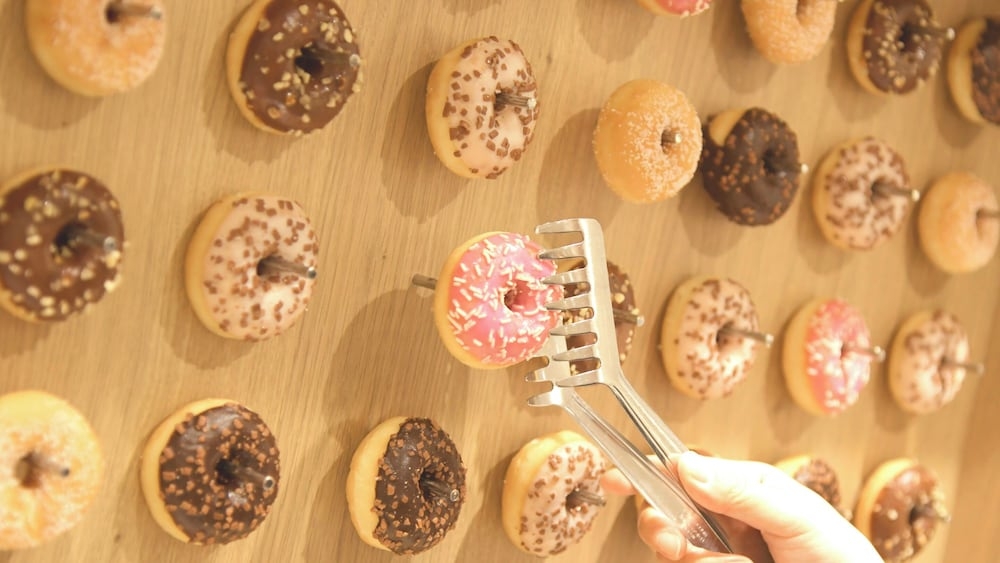 뷔페 아침 식사