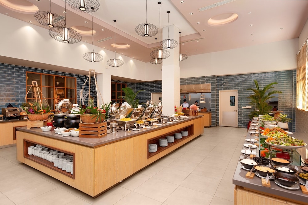 뷔페 아침 식사