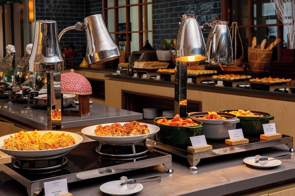 뷔페 아침 식사