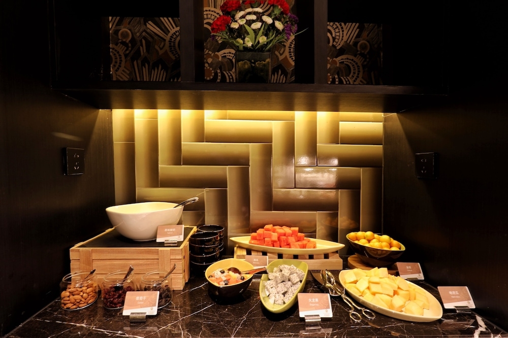 뷔페 아침 식사