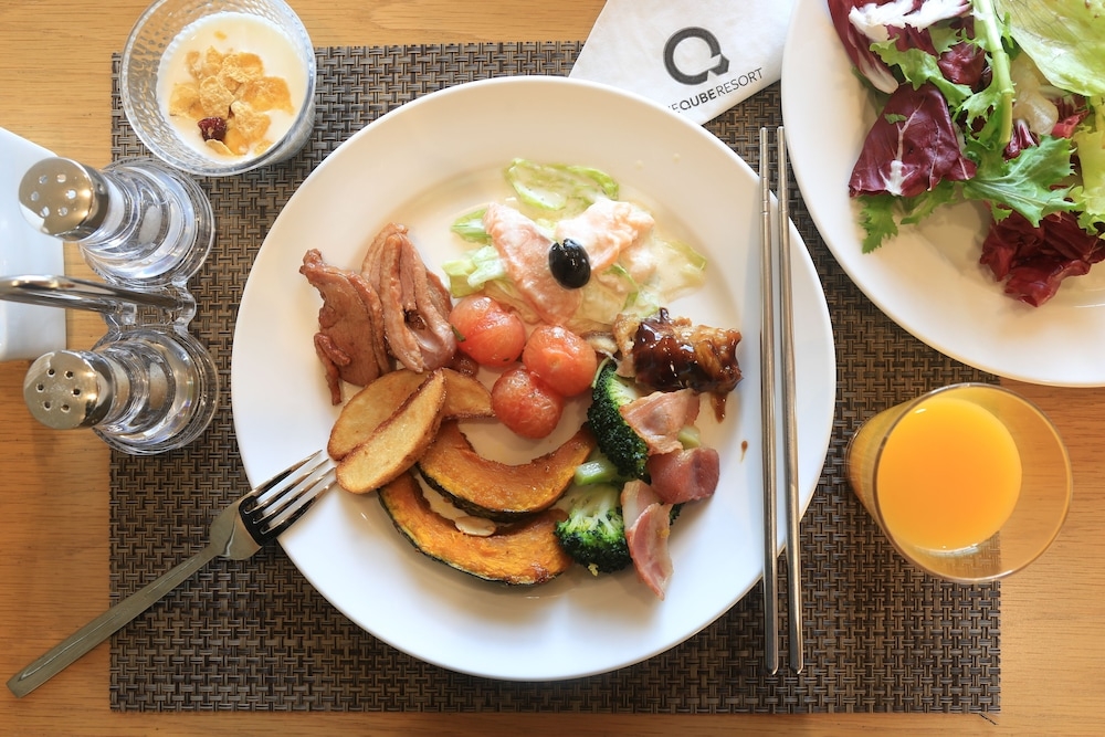 뷔페 아침 식사