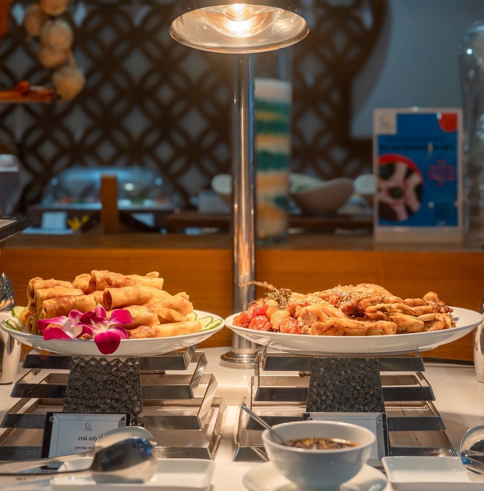 뷔페 아침 식사