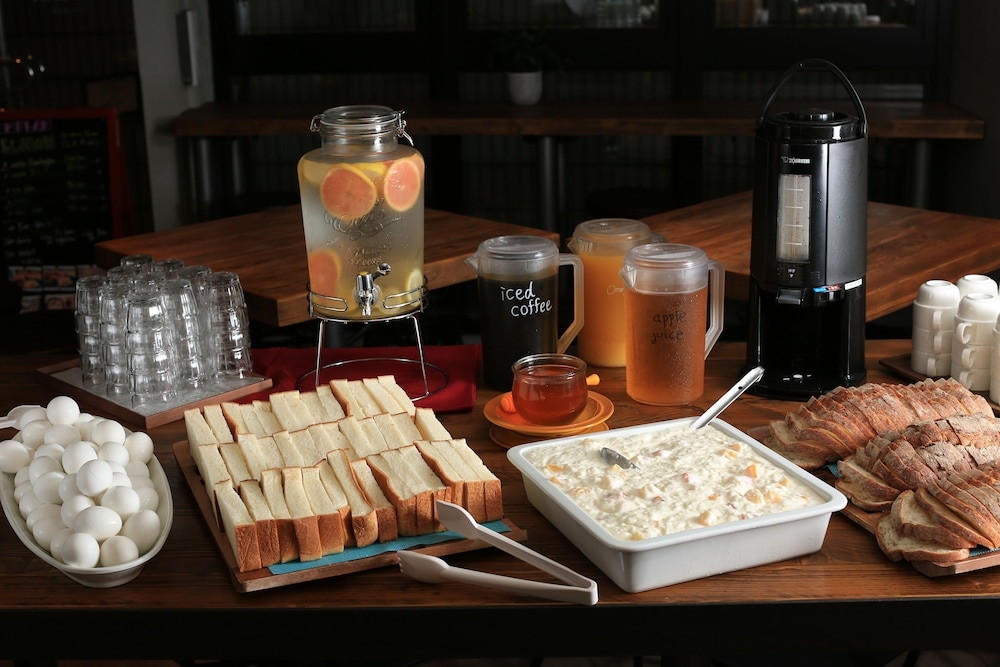 뷔페 아침 식사