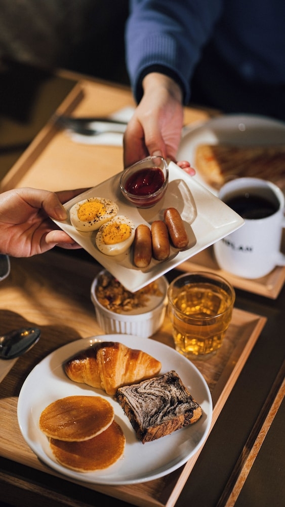 뷔페 아침 식사