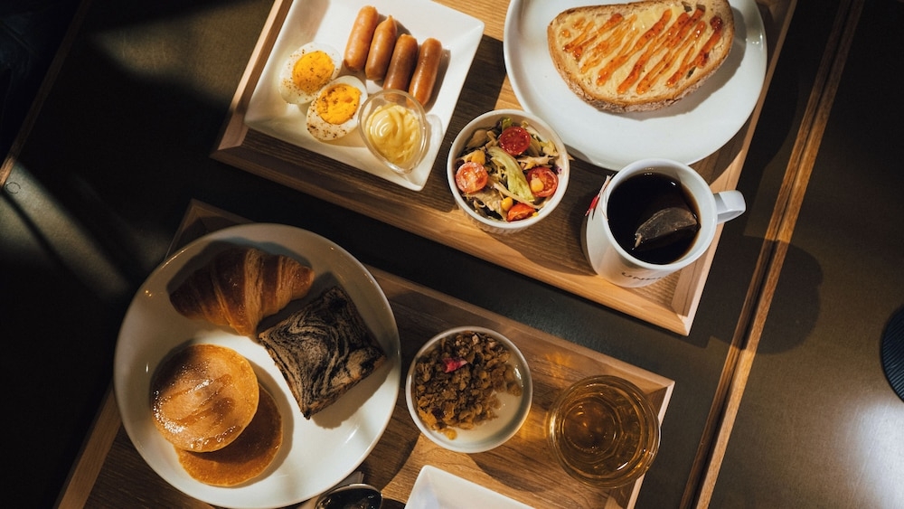 뷔페 아침 식사