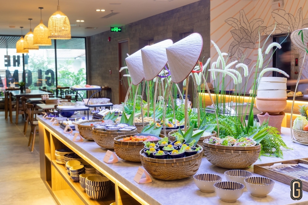 뷔페 아침 식사