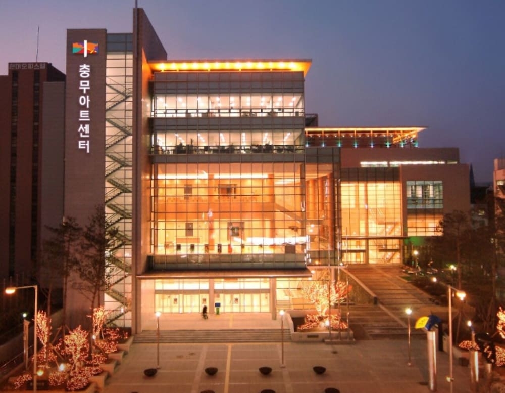 숙박 시설에서 보는 주변 전망