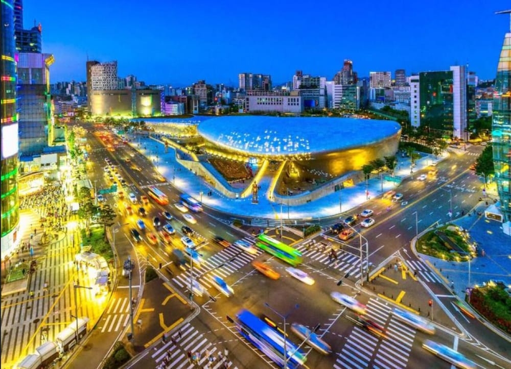 숙박 시설에서 보는 주변 전망