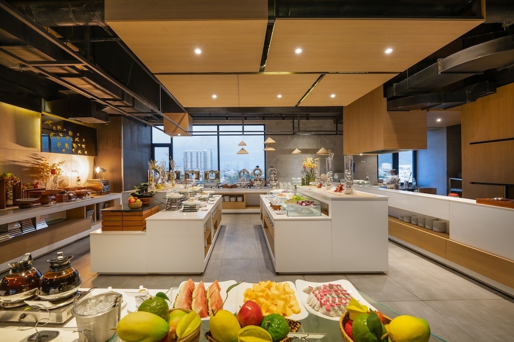 뷔페 아침 식사