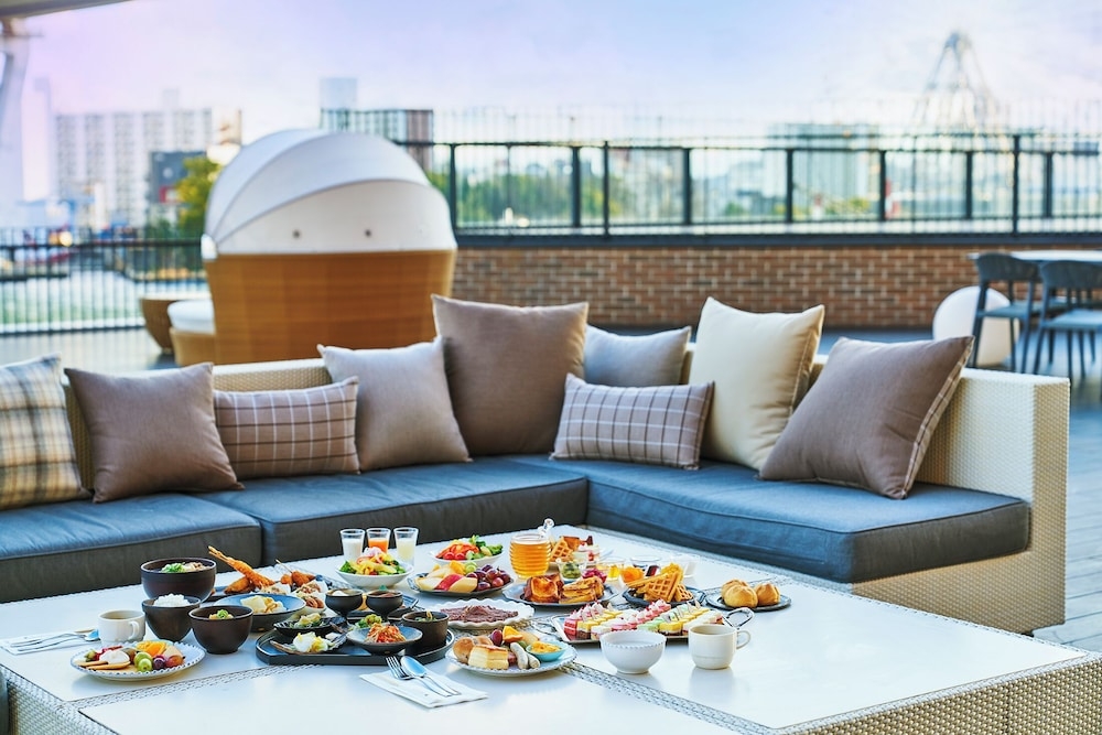 뷔페 아침 식사