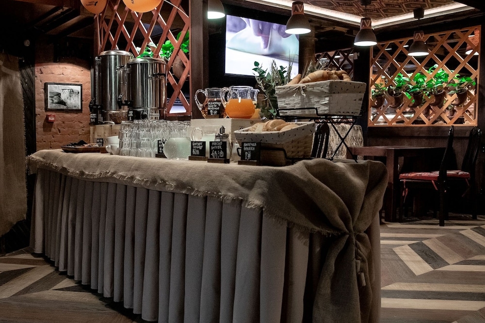 뷔페 아침 식사