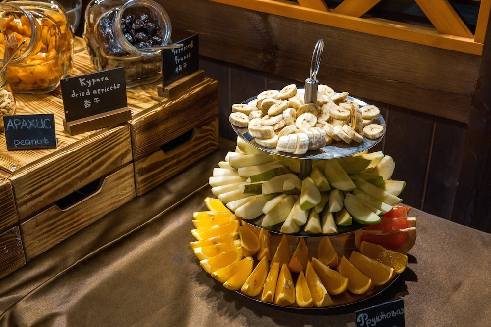 뷔페 아침 식사