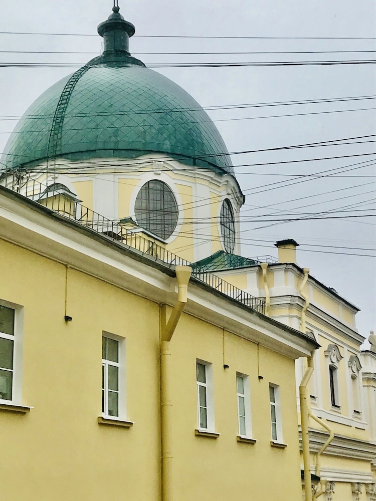 숙박 시설에서 보는 시내 전망