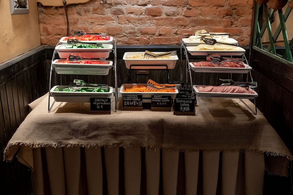 뷔페 아침 식사