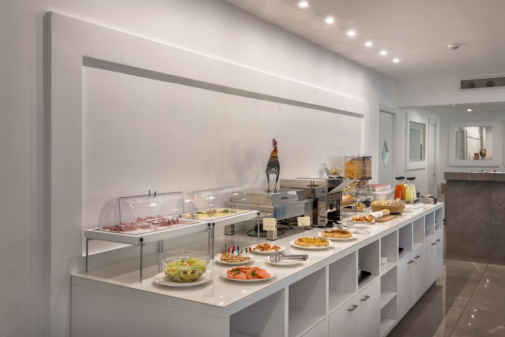 뷔페 아침 식사