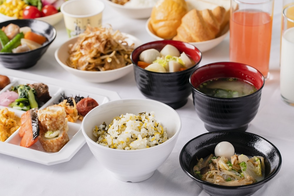 뷔페 아침 식사