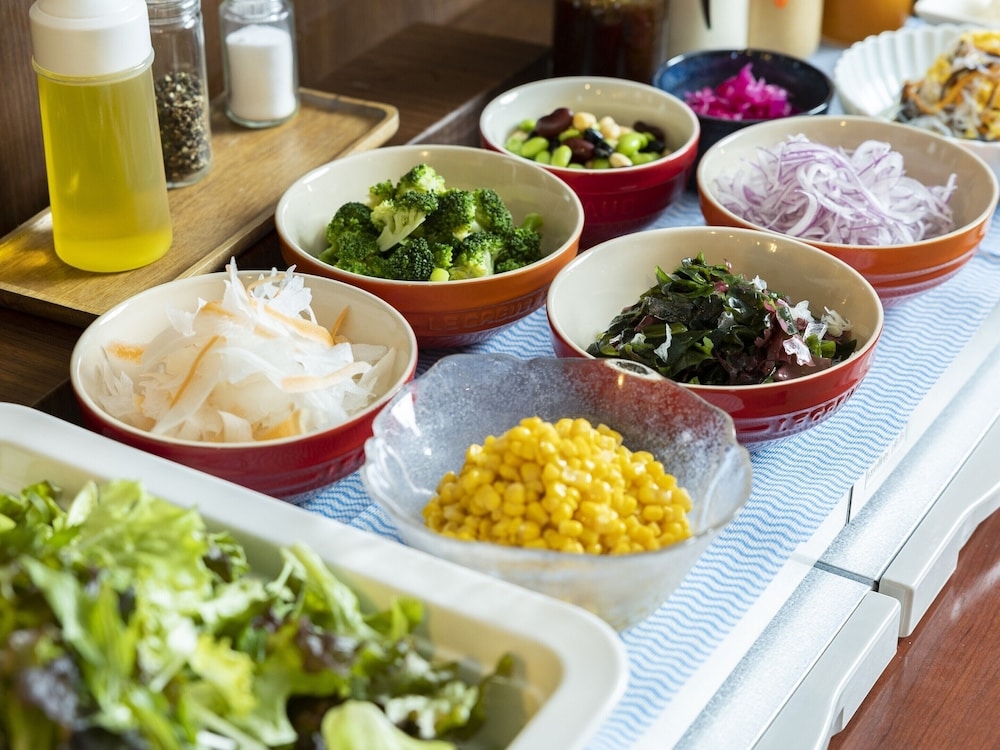 뷔페 아침 식사