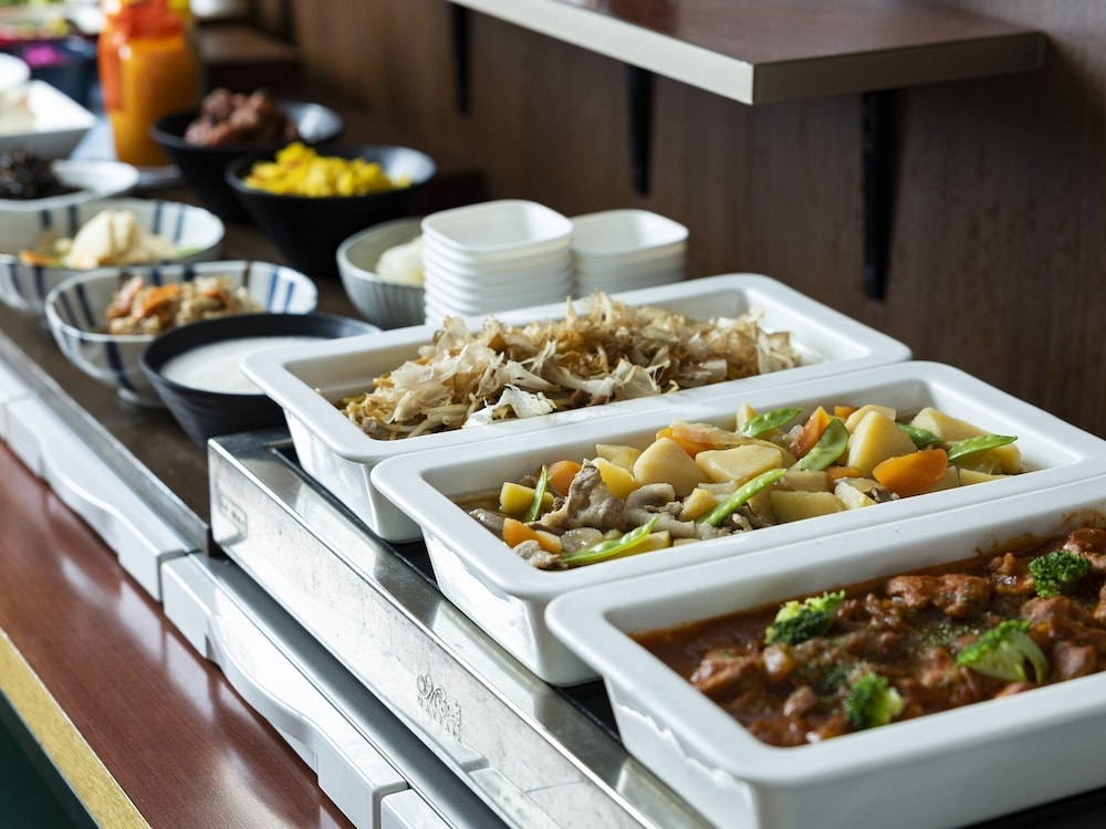 뷔페 아침 식사