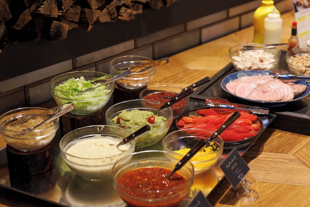 뷔페 아침 식사