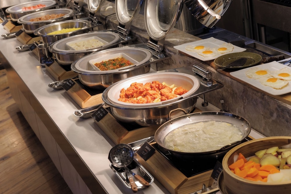 뷔페 아침 식사