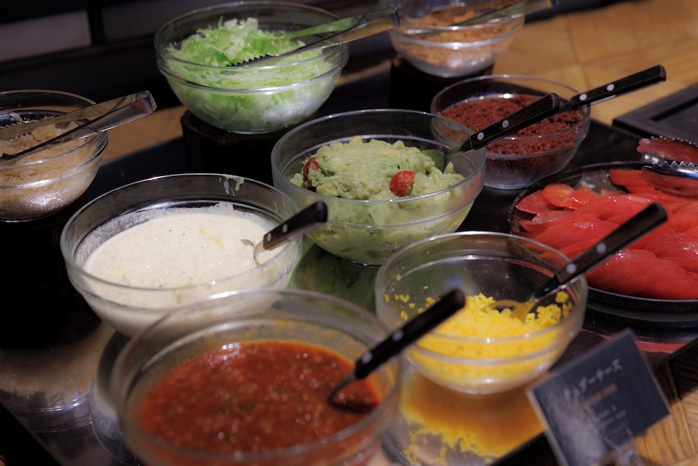 뷔페 아침 식사