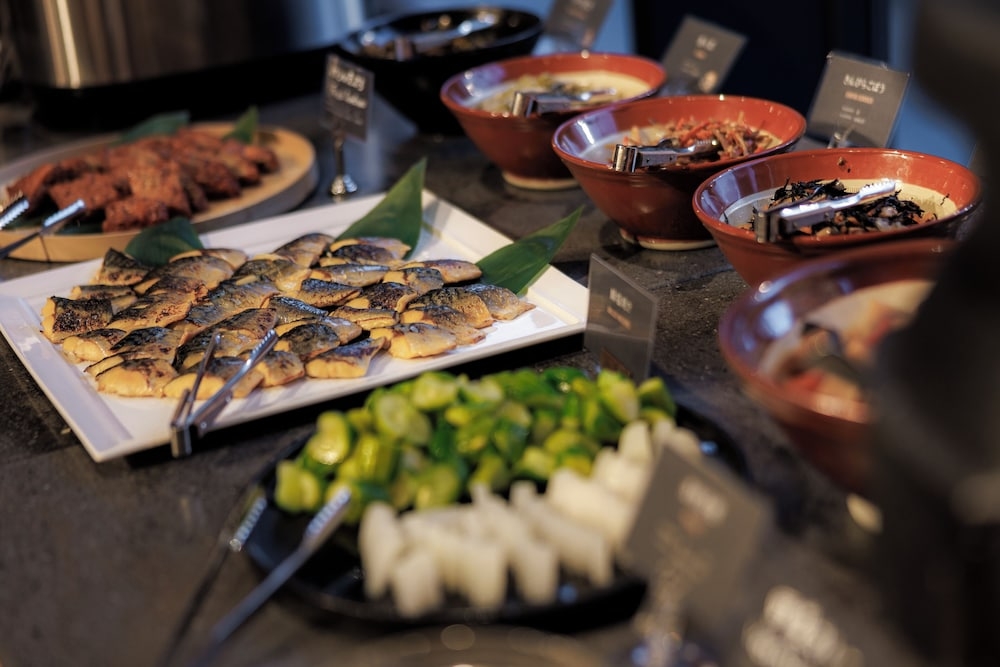 뷔페 아침 식사