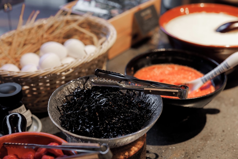 뷔페 아침 식사