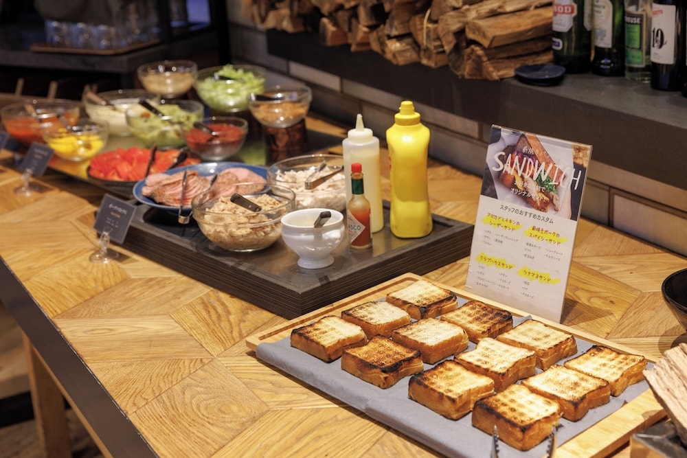 뷔페 아침 식사