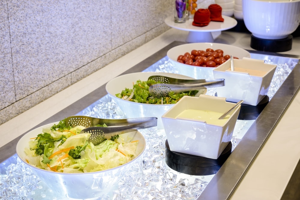 뷔페 아침 식사