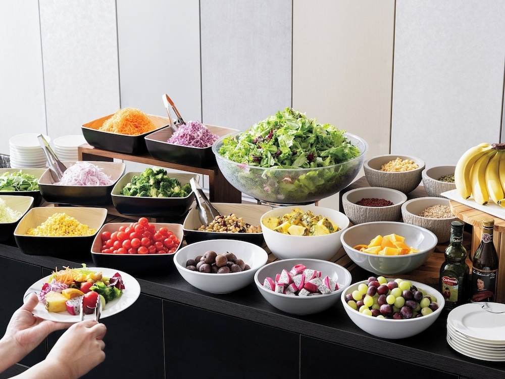 뷔페 아침 식사