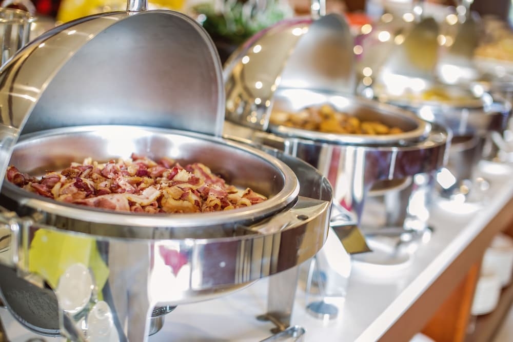 뷔페 아침 식사