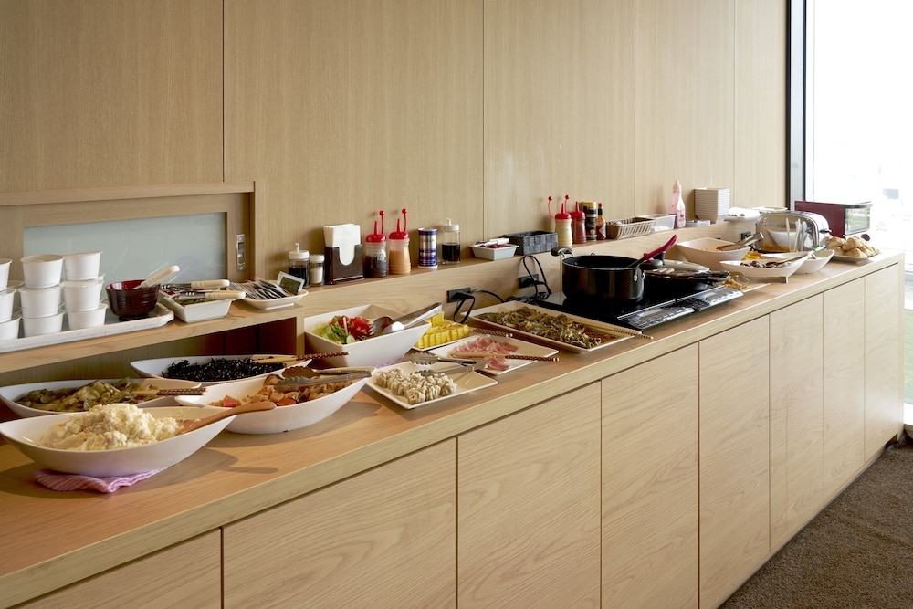 뷔페 아침 식사