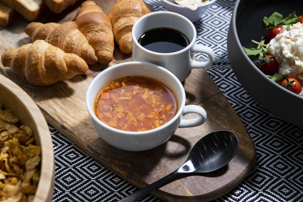 뷔페 아침 식사