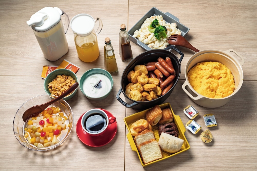 뷔페 아침 식사