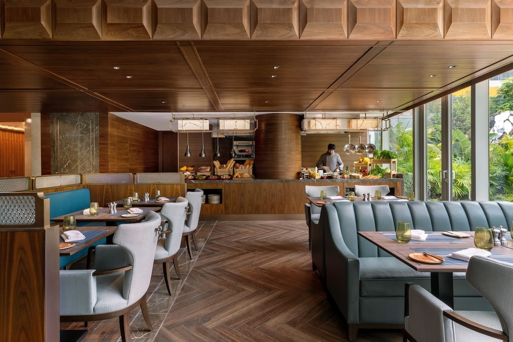 뷔페 아침 식사