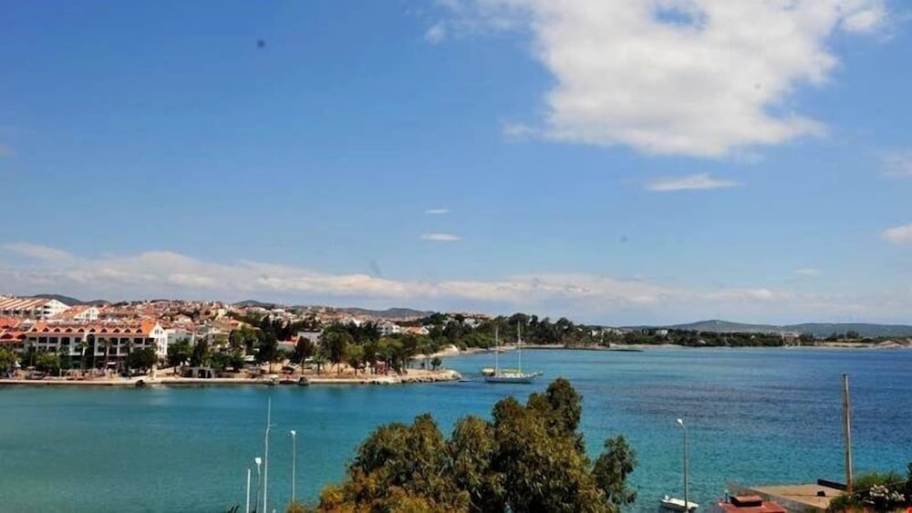 숙박 시설에서 보는 시내 전망