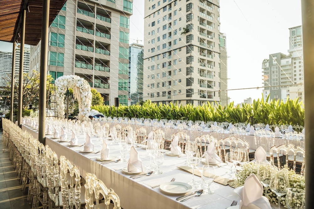 야외 결혼식 공간