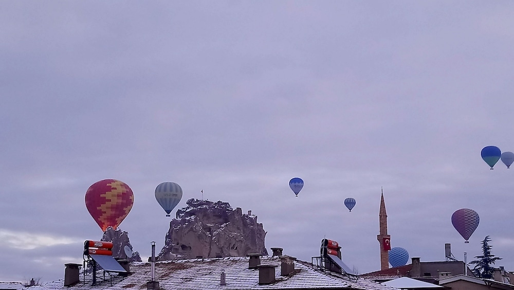 숙박 시설에서 보는 시내 전망