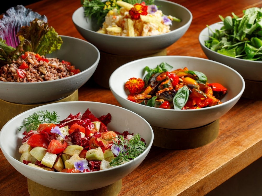 뷔페 아침 식사