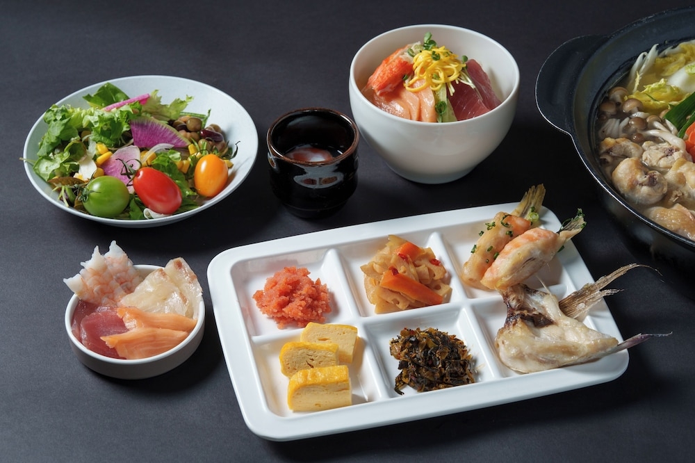 뷔페 아침 식사