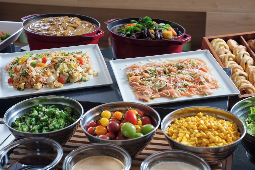 뷔페 아침 식사