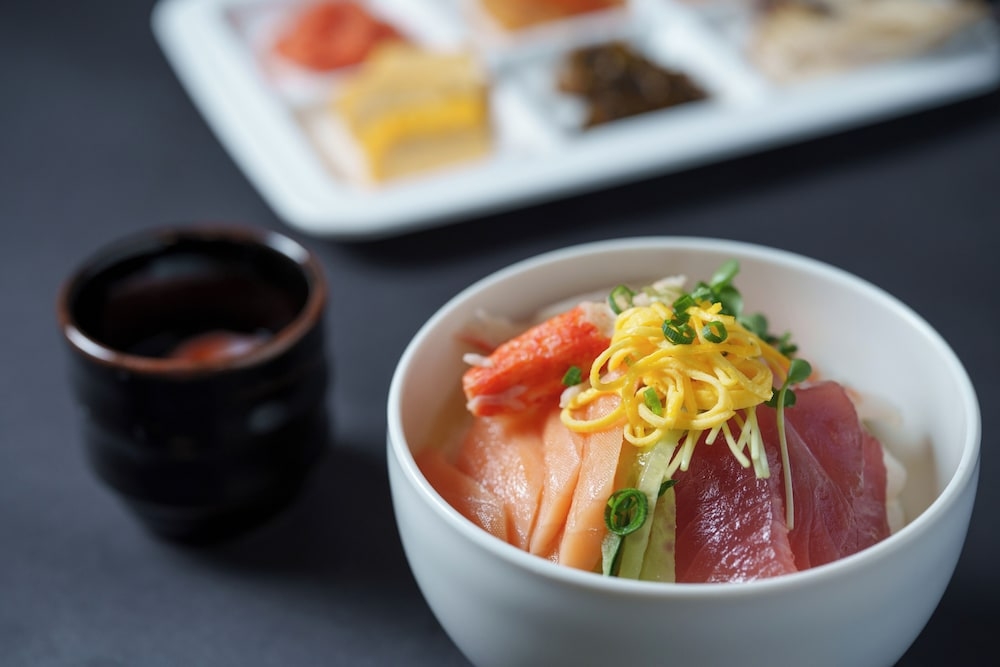 뷔페 아침 식사