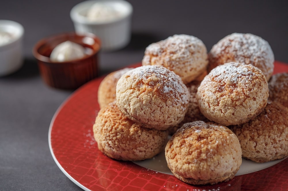 뷔페 아침 식사