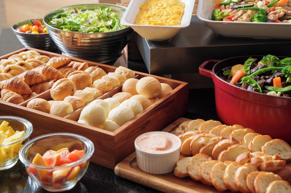 뷔페 아침 식사